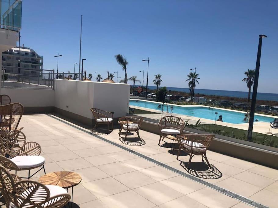Apartamento Duna Beach Primera Linea De Playa Torrox Exteriör bild